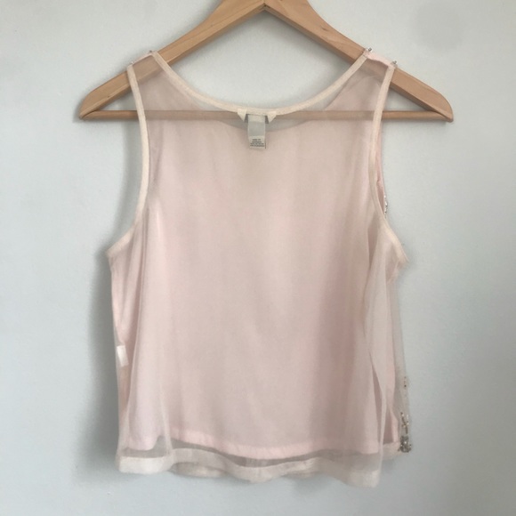 🌷 F21 Beaded Detail Top - Picture 3 of 6